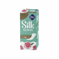 Ola Прокладки ежедневные Silk Sense мягкие, аромат Бархатная роза 20 шт