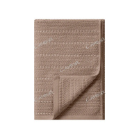 Verossa Полотенце махровое 70х140 см Capri Молочный шоколад полосы 420 г/м2