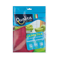 Qualita Салфетка для уборки Универсальная из микрофибры 32х32 см
