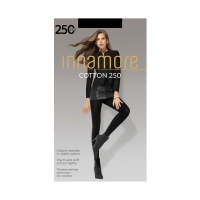 Innamore Женские колготки Cotton 250 den Nero размер S