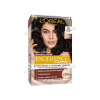 L'Oreal Paris Крем-краска для волос Excellence Nudes тон 1U универсальный черный 192 мл