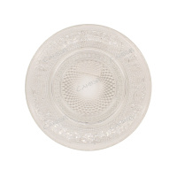 Блюдце стеклянное прозрачное 1,6x15 см