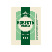 Декоративная коллекция Известь гашеная, 3 кг