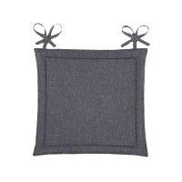 Волшебная ночь Подушка на стул, файбер серая 40x40 см