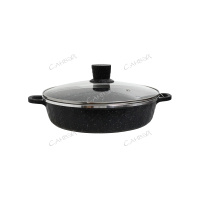 Gusto Кастрюля-жаровня с крышкой Nero d28xh7,2 см 4,3 л
