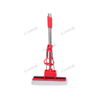 Швабра с отжимом, телескопической ручкой 70-105 см и насадкой 27 см