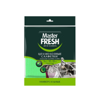 Master Fresh Целлюлозные салфетки для сухой и влажной уборки зеленые 15x15 см 3 шт