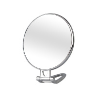 Настольное зеркало круглое со складной ручкой d15 см