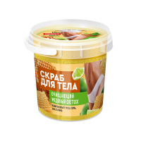 Народные Рецепты Скраб для тела Очищающий Медовый Detox 155 мл