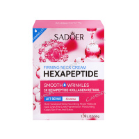 Sadoer Крем для шеи и декольте подтягивающий с гексапептидом, гиалуронатом 50 г