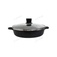 Gusto Кастрюля-жаровня с крышкой Nero d28xh7,2 см 4,3 л