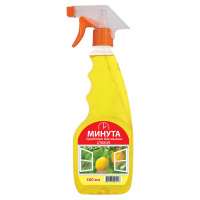 Минута Средство для мытья стекол Лимон 500 мл