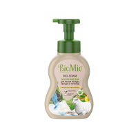 BioMio Пена для мытья посуды с экстрактом хлопка и эфирным маслом лемонграсса 350 мл