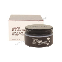 Lebelage Маска для лица Jeju Volcanic Super Clay Pore Mask 2X Очищающая с глиной и вулканическим пеплом 100 г