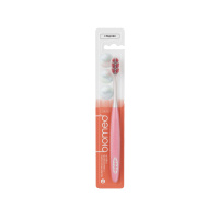 Biomed Зубная щётка Pearl White средней жесткости персиковая