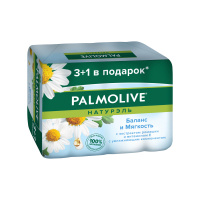 Palmolive Туалетное мыло Натурэль Баланс и мягкость Экстракт ромашки 4х90 г