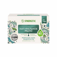 Synergetic Туалетное мыло Натуральное Морская соль и Водоросли 90 г