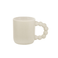 Кружка керамическая циллиндрическая Жемчуг 350 мл в ассортименте