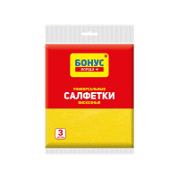 Bonus Салфетки вискозные 3 шт