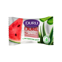 Duru Крем-мыло твердое Арбуз с экстрактом алоэ 80 г