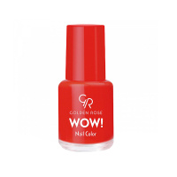 Golden Rose Лак для ногтей Wow тон 40 красный 6 мл
