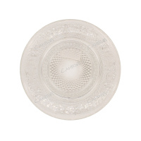 Блюдце стеклянное прозрачное 1,6x15 см