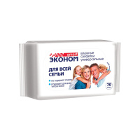 Эконом Smart Влажные салфетки Универсальные 70 шт