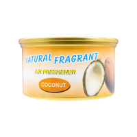 TopCar Ароматизатор войлочный для автомобиля в баночке Natural Fragrant Coconut (Кокос) 37 г