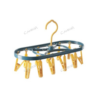 GreenTime Сушилка подвесная для носков Овальная 31х11х12 см, 12 прищепок