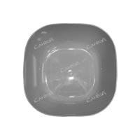 Салатник пластиковый Смарт Мартика серый 18,9x18,9x8,5 см 2 л