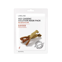 Lebelage Тканевая маска для лица Red Ginseng Solution с экстрактом женьшеня 25 г
