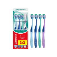 Colgate Зубная щетка 360 Суперчистота средней жесткости (2+2 шт)