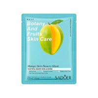 Sadoer Тканевая маска для лица Botany&fruits skin care с экстрактом манго 25 г