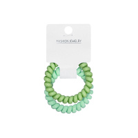 Набор резинок для волос пружинки разноцветные 4 см 2 шт