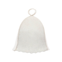 Шапка для бани "Белая" TM ”Бацькина баня" /Арт-10401/551036,245442