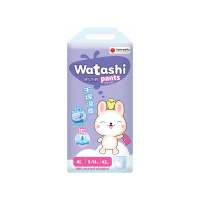 Watashi Подгузники-трусики детские Jambo-pack 0+ 4L (9-14 кг) 42 шт