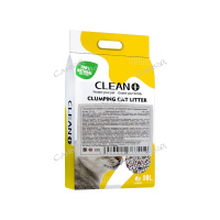 Clean+ Наполнитель бентонитовый для кошачьего туалета с ароматом лимона 7 кг