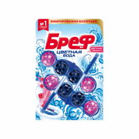 Бреф Подвесной блок для унитаза Колор-Актив Цветочная свежесть 2х50 г