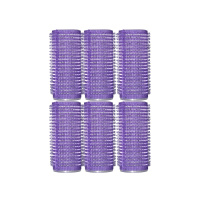 Бигуди на липучке пластиковые 2,5 см 6 шт