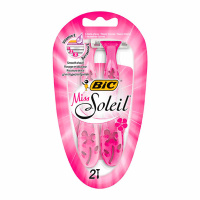 BIC Бритвенный станок одноразовый Miss Soleil 3 лезвия 2 шт