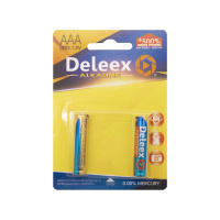 Deleex Батарейки алкалиновые 1,5V тип AAA 2 шт