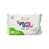 Young Show Прокладки гигенические ночные USA time с анионовым чипом 29 см 8 шт