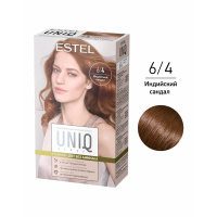 Estel Краска-блеск для волос Uniq Sense 6/4 Темно-русый медный 165 мл