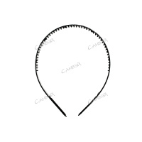 Широкий ободок для волос черный