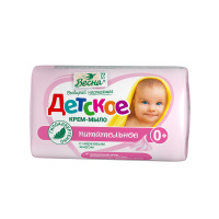 Весна Мыло твердое детское Питательное с норковым жиром 90гр 
