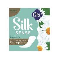 Ola Прокладки ежедневные Silk Sense мягкие, аромат Ромашка 60 шт