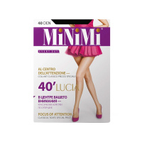 Minimi Женские колготки с шортиками Lucia 40 den Nero размер S