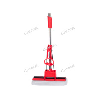 Швабра с отжимом, телескопической ручкой 70-105 см и насадкой 27 см