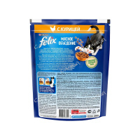 Felix Корм сухой для кошек Мясное объедение с курицей 200 гр