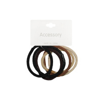 Набор резинок для волос плетеные 6 шт